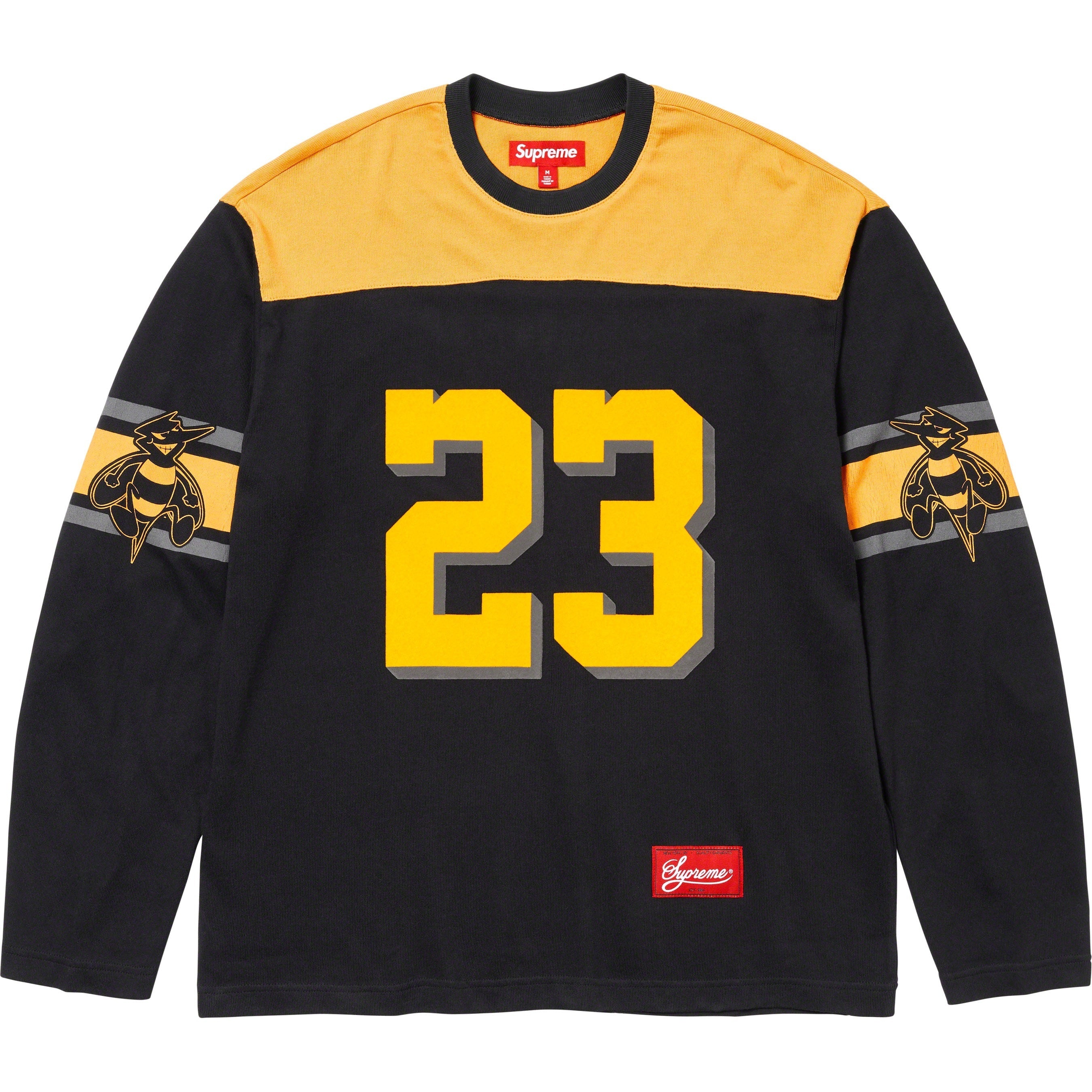 Bumblebee L/S Football Top view 11